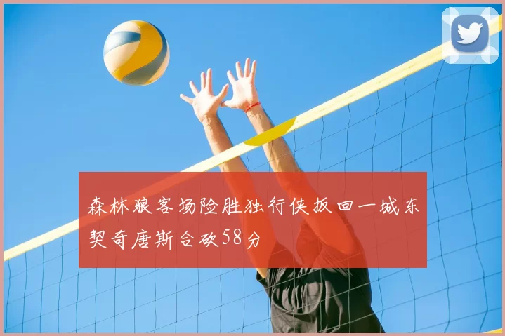 森林狼客场险胜独行侠扳回一城东契奇唐斯合砍58分